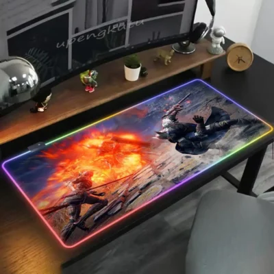 Starscourge Radahn Meteor Battle RGB Mouse Pad
