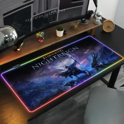 Tarnished Elden Ring Logo RGB Mouse Pad