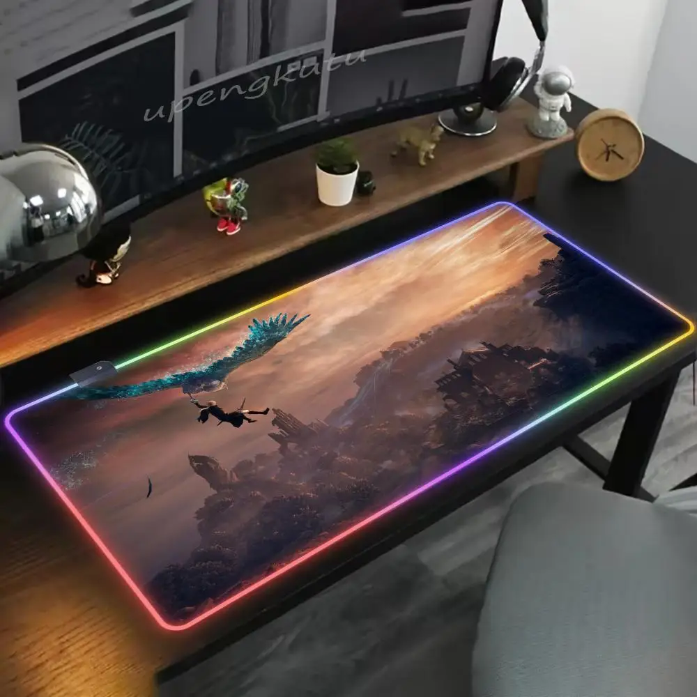 Tarnished Erdtree Journey RGB Mouse Pad