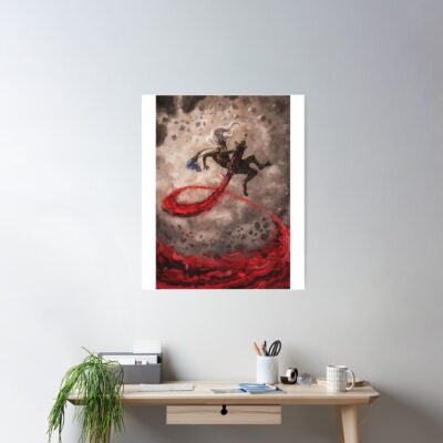 Alternative view of Elden Ring Maliketh Funny Sticker Elden Ring Poster