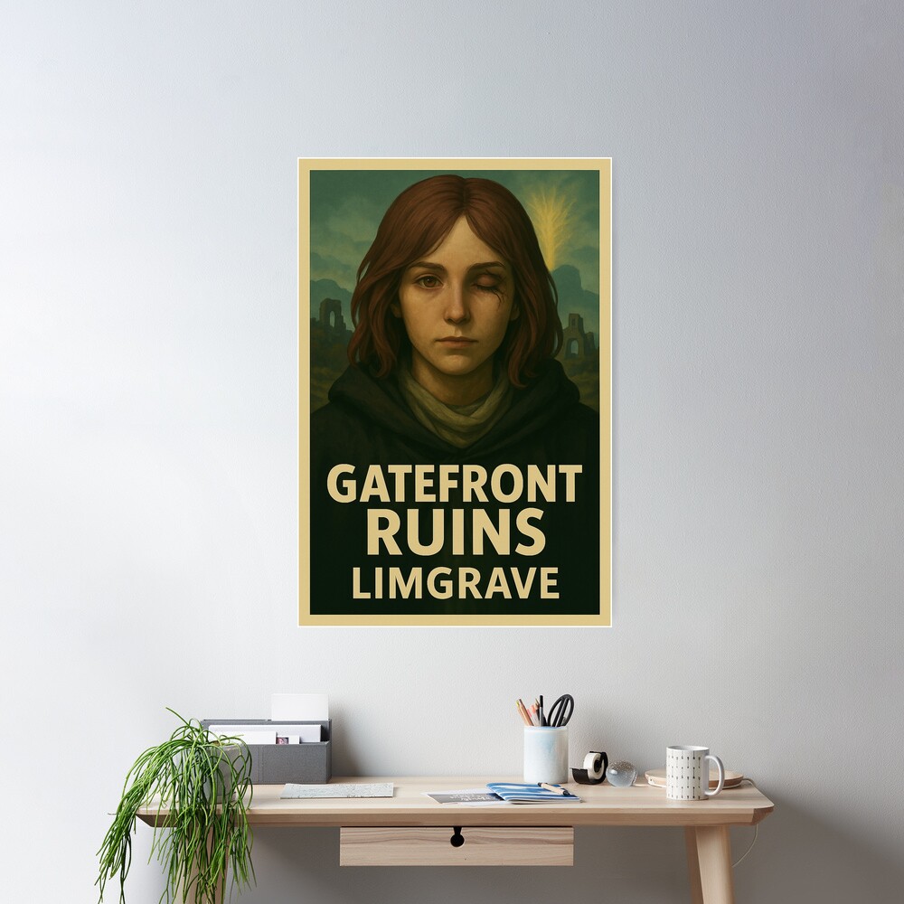 Elden Ring Travel Poster Gatefront Ruins Melina Poster - Image 2