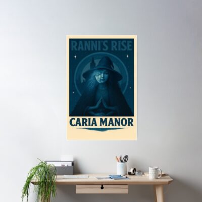 Alternative view of Elden Ring Travel Poster Ranni S Rise Caria Manor Poster