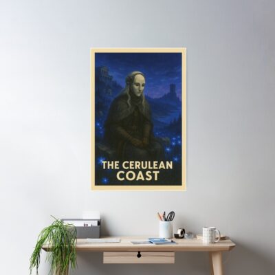Alternative view of Elden Ring Travel Poster Cerulean Coast Thioller Poster