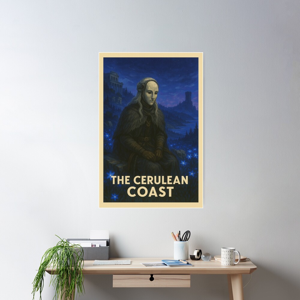 Elden Ring Travel Poster Cerulean Coast Thioller Poster - Image 2