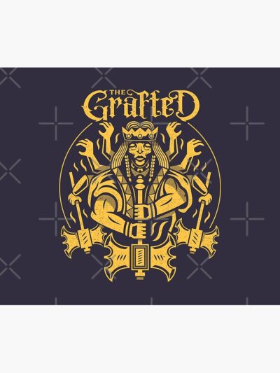 Alternative view of Cool The Grafted Demigod Tapestry