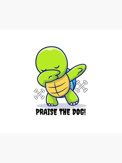 Alternative view of Elden Ring Dog Funny Fan Art Tapestry