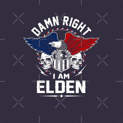 Alternative view of My Favorite People Elden Name Damn Right I Am Elden Tote Bag