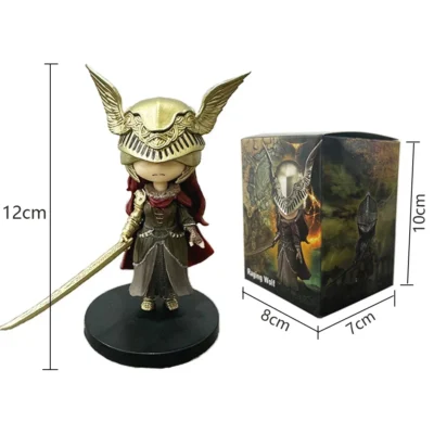 Alternative view of Elden Ring Mini Ranni Cat Melina Malenia The Half-Wolf Figure
