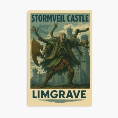 Elden Ring Travel Poster Stormveil Castle Godrick The Grafted Poster
