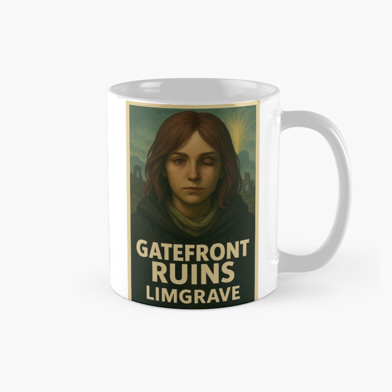 Elden Ring Travel Poster Gatefront Ruins Melina Mug