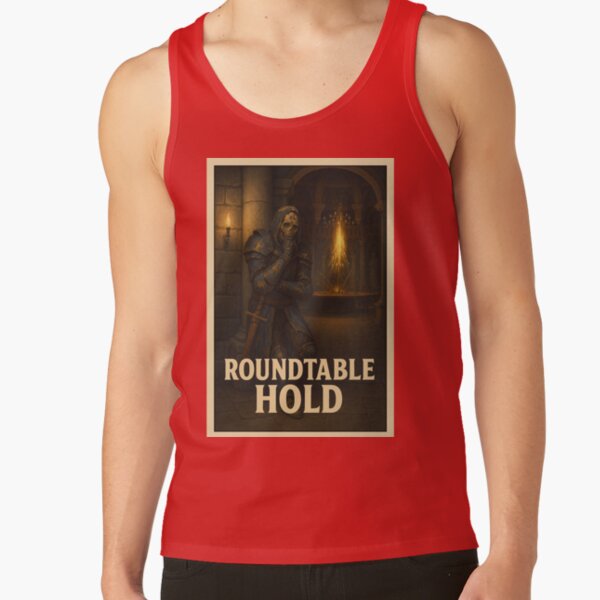 Elden Ring Travel Poster Roundtable Hold Ensha Tank Top - Image 6