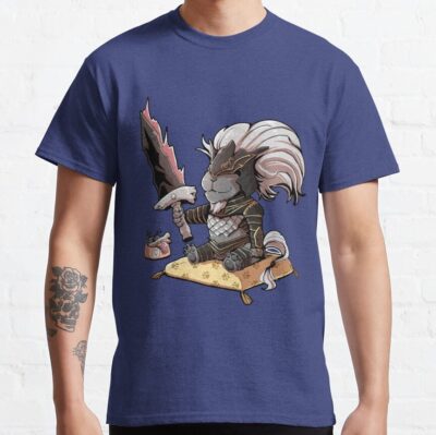Alternative view of Elden Ring Chibi Maliketh The Black Blade T-Shirt