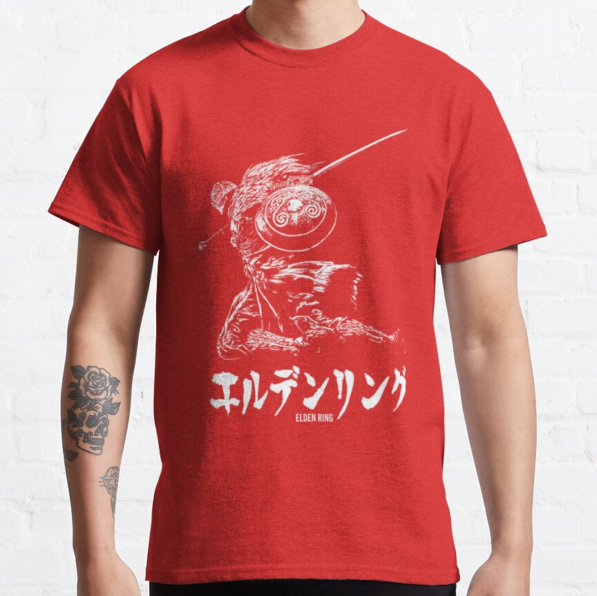 White Elden Ring Tarnished T-Shirt - Image 2