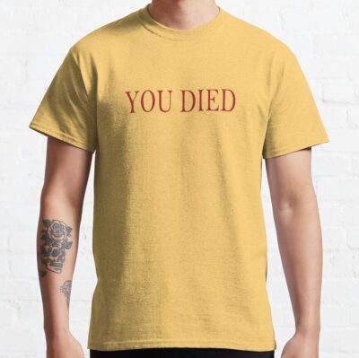 Alternative view of Elden Ring You Died T-Shirt