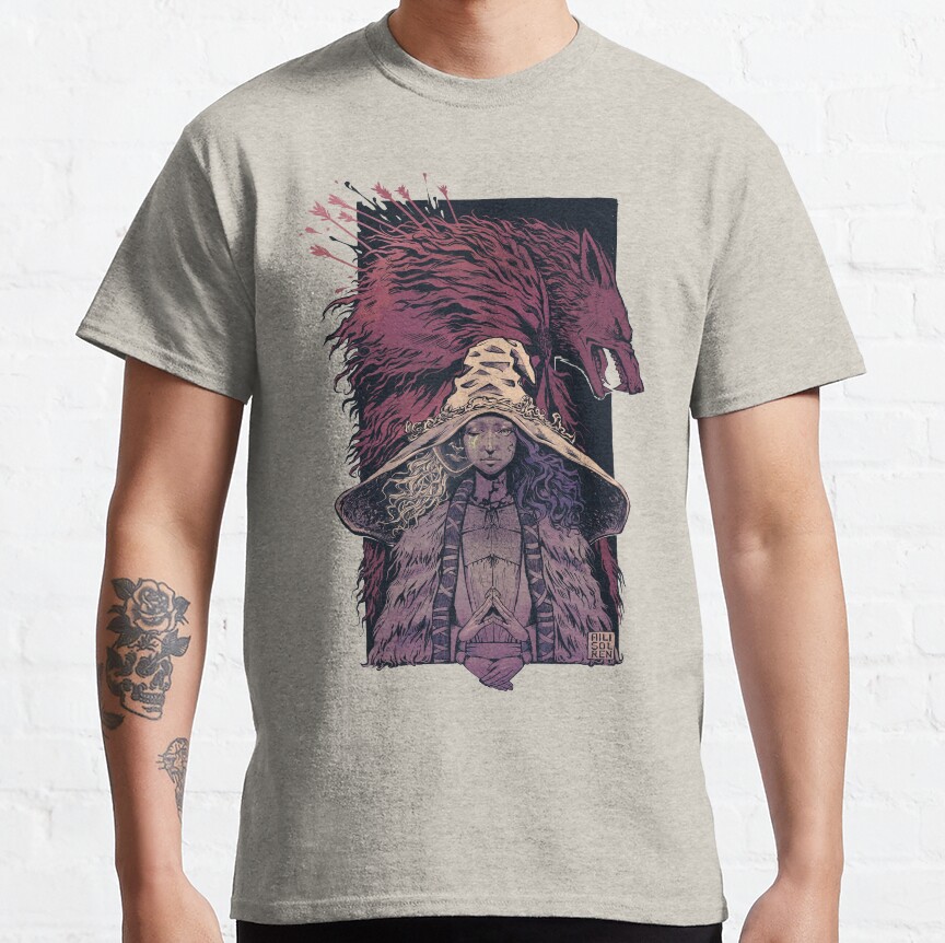 Ranni And The Baleful Shadow Desaturated T-Shirt