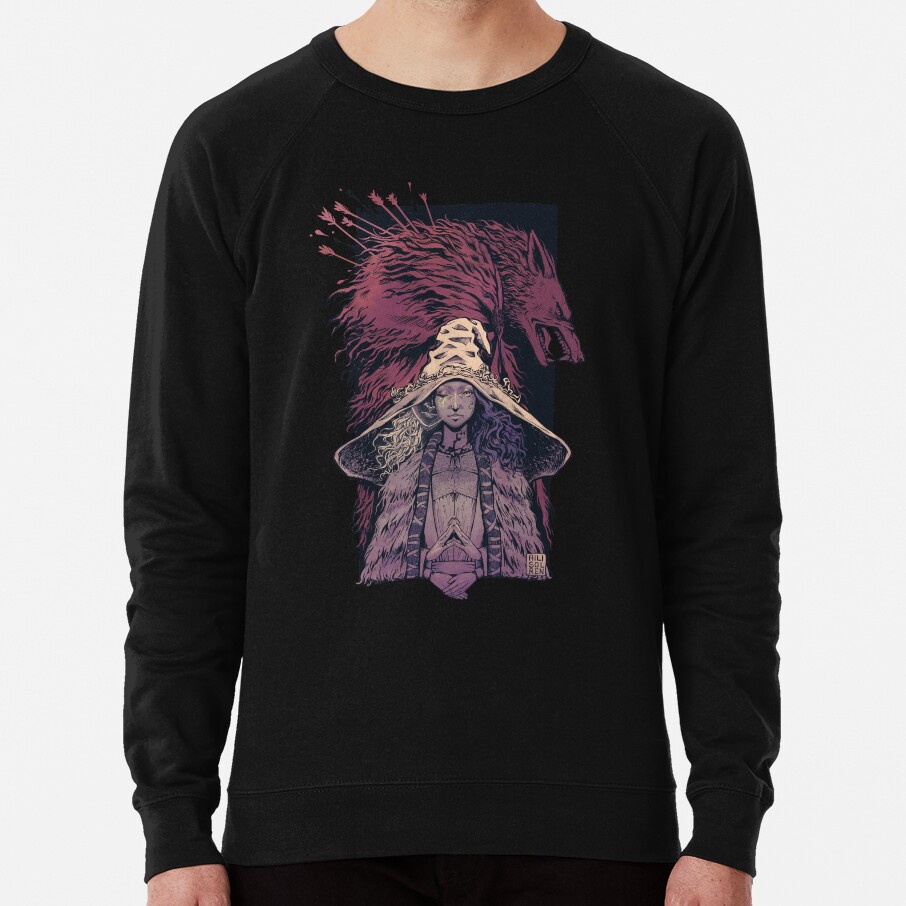 Ranni And The Baleful Shadow Desaturated Sweatshirt - Image 4