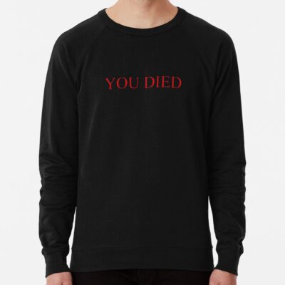 Alternative view of Elden Ring You Died Sweatshirt