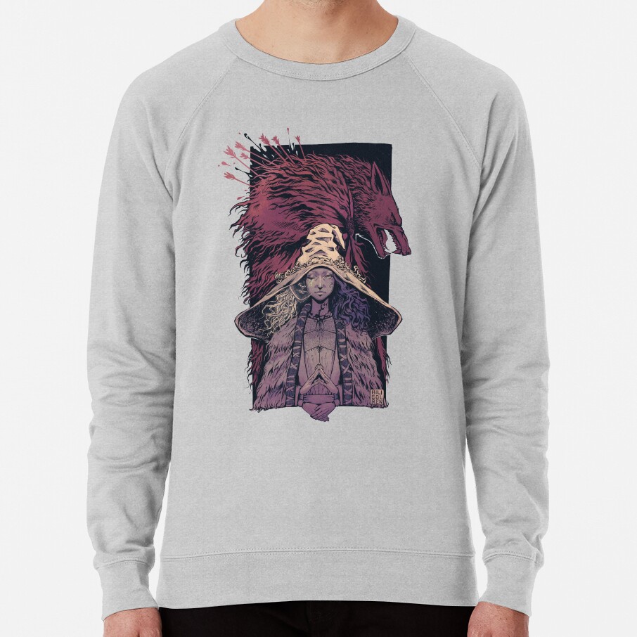 Ranni And The Baleful Shadow Desaturated Sweatshirt - Image 5