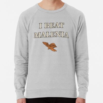 Alternative view of I Beat Malenia Elden Ring Sweatshirt