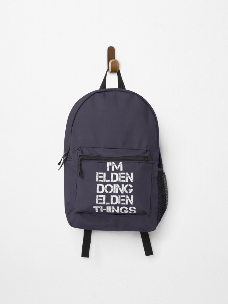 Funny Gift For Elden Name Elden Doing Elden Things Backpack