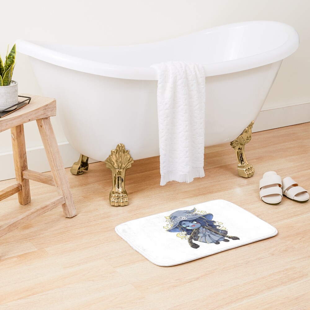 Cute Chibi Ranni The Witch Bath Mat - Image 2