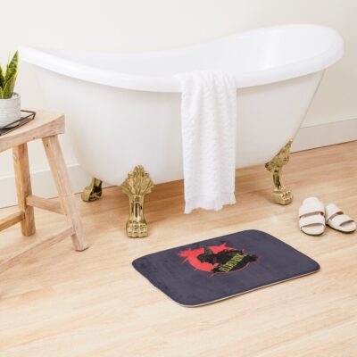 Alternative view of Day Gift Elden Ring Red And Black Retro Design Bath Mat
