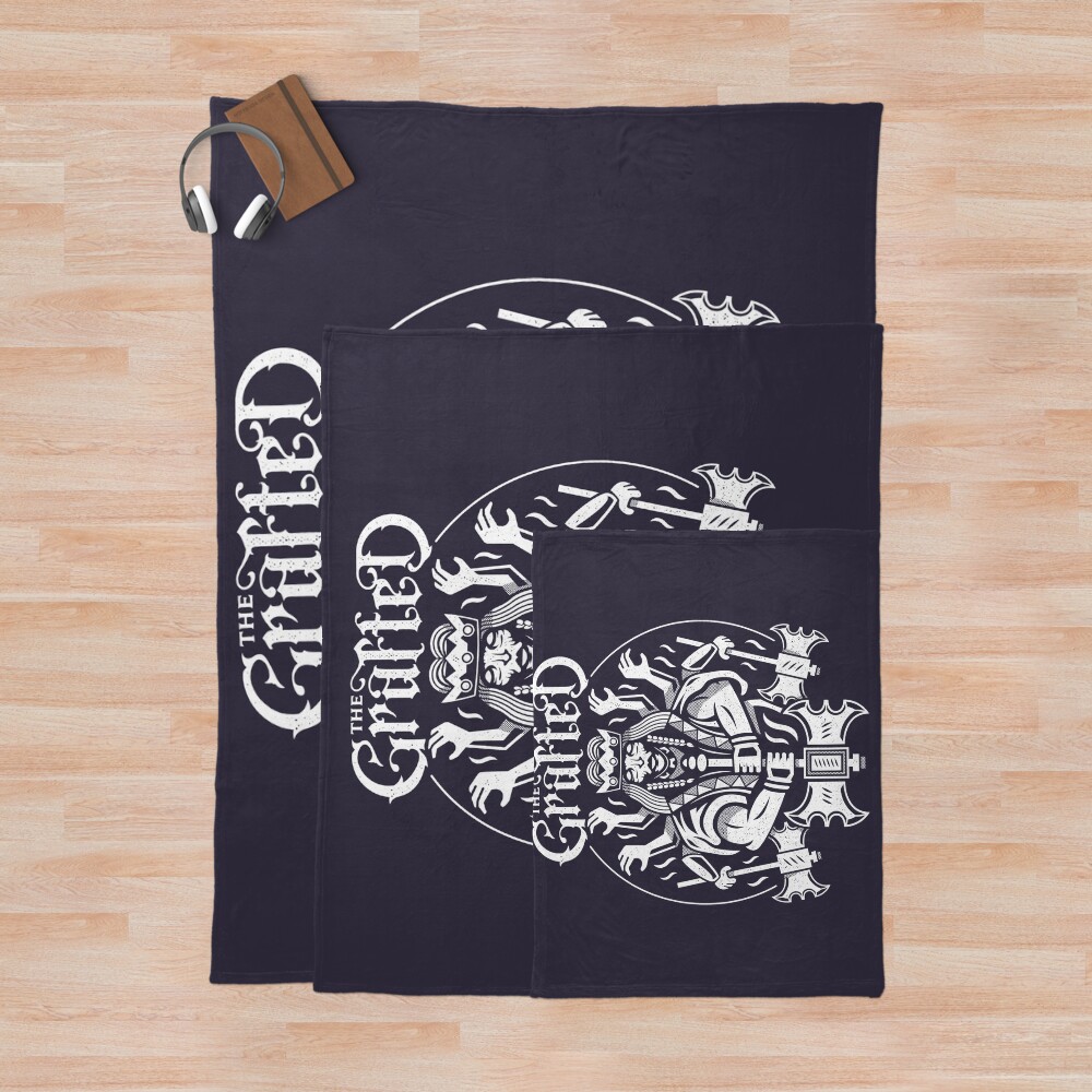 Elden Ring Black The Grafted Throw Blanket - Image 3