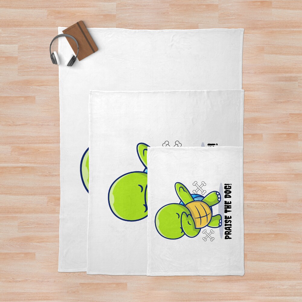 Elden Ring Dog Funny Fan Art Throw Blanket - Image 3