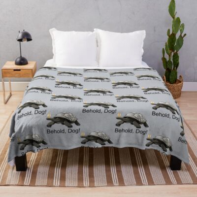 Behold Dog Elden Ring Throw Blanket
