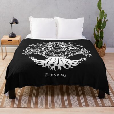 Elden Ring Tree Of Life Throw Blanket