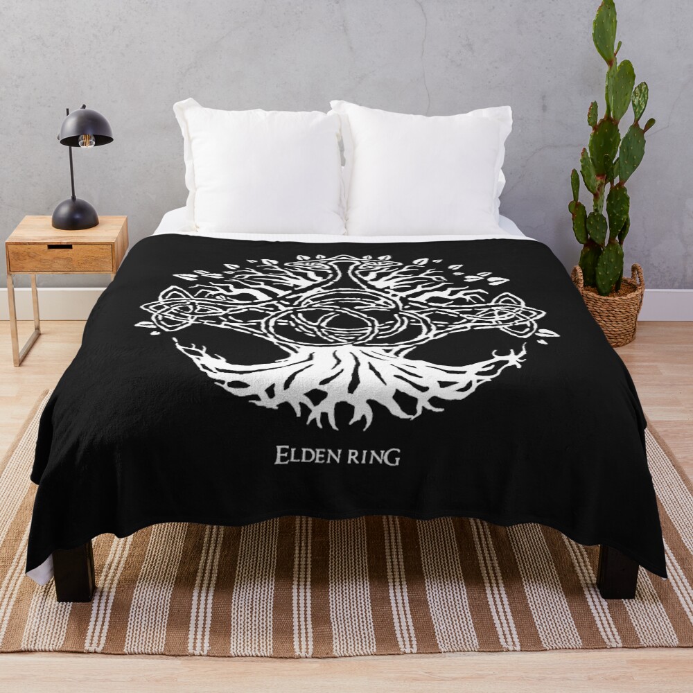 Elden Ring Tree Of Life Throw Blanket