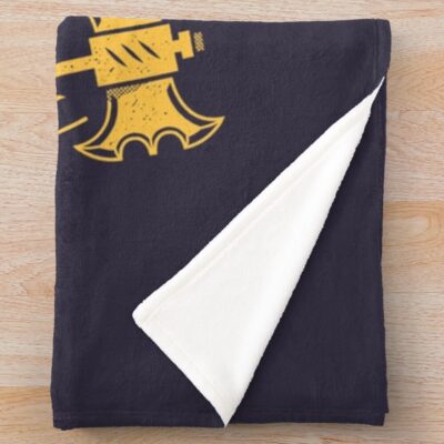Alternative view of Elden Ring Cool The Grafted Demigod Throw Blanket
