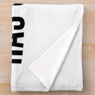 Alternative view of Torrent Has Chosen You Gold And Black Throw Blanket