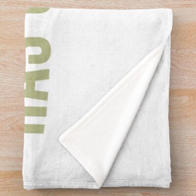 Alternative view of Torrent Has Chosen You Light Green Throw Blanket