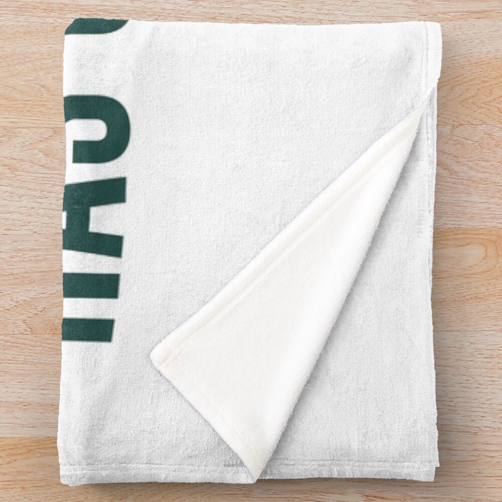 Torrent Has Chosen You Military Green Throw Blanket - Image 2