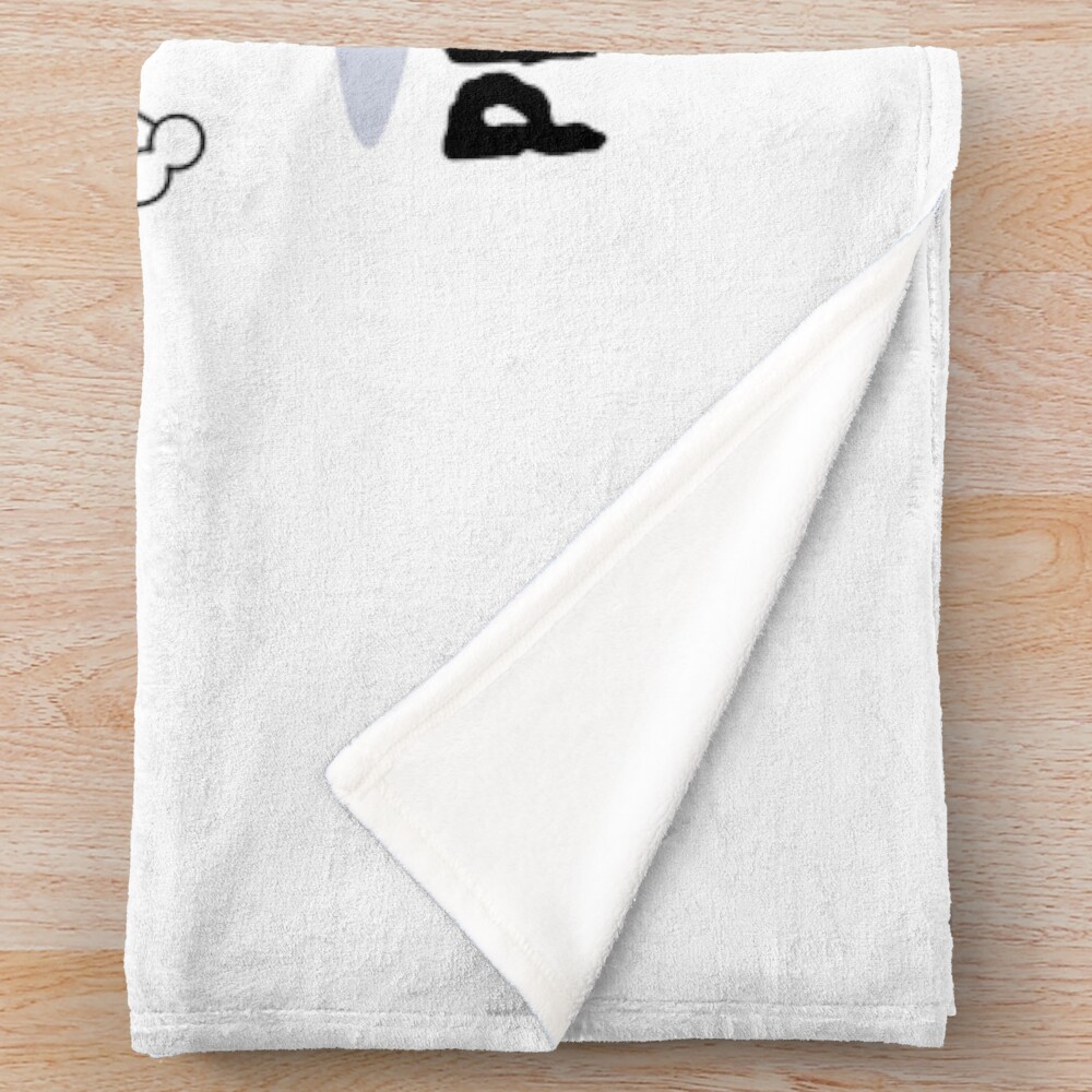 Elden Ring Dog Funny Fan Art Throw Blanket - Image 2