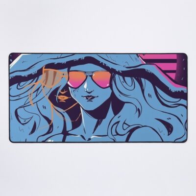 Elden Ring Ranni The Synthwave Witch Mouse Pad