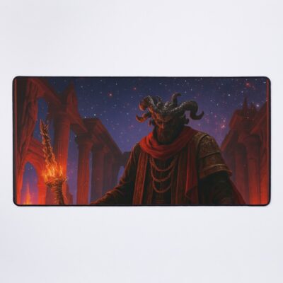 Elden Ring Travel Poster Mohgwyn Palace Mohg Lord Of Blood Mouse Pad