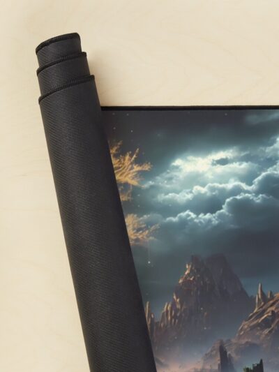 Alternative view of Elden Ring The Glowing Erdtree Mouse Pad
