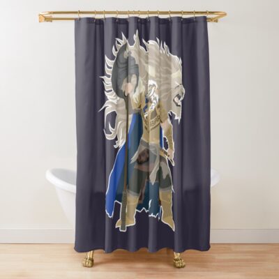 Lover Gifts Elden Ring Godfrey First Elden Lord Shower Curtain