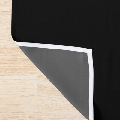 Alternative view of Torrent Has Chosen You White Black Bg Shower Curtain